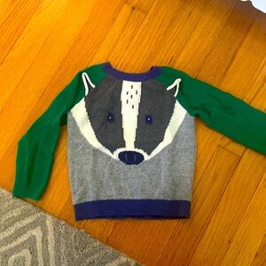 Baby Boden- Adorable Badger Sweater